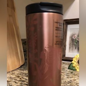 Brand new Starbucks 2021 rose gold siren coffee mug